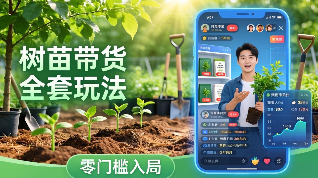 视频号AI树苗带货全套玩法：零门槛入局，掌握豆包、千问等AI工具制作树苗视频的全套流程-川川创富网