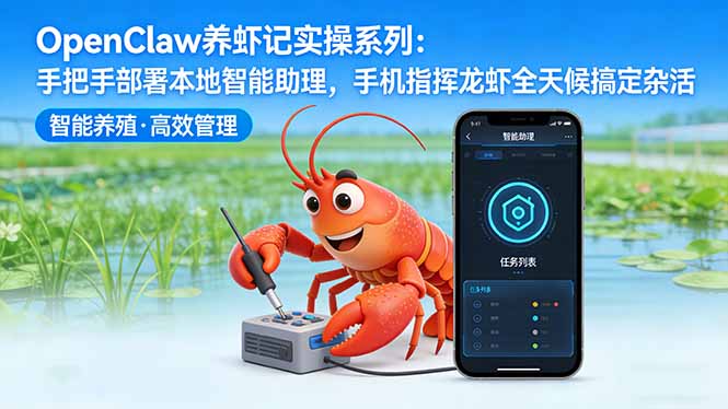 OpenClaw养虾记实操系列-更新：手把手部署本地智能助理，手机指挥龙虾全天候搞定杂活-川川创富网