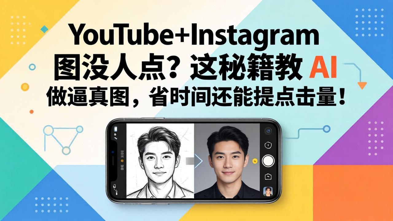 YouTube+Instagram图没人点？这秘籍教 AI 做逼真图，省时间还能提点击量-川川创富网