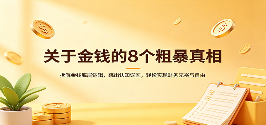 关于金钱的8个粗暴真相：拆解金钱底层逻辑，跳出认知误区，轻松实现财务充裕与自由-川川创富网