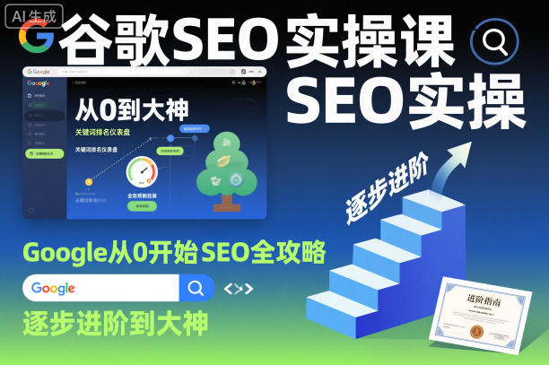 谷歌SEO实操课，Google从0开始SEO全攻略，逐步进阶到大神(更新26年)-川川创富网