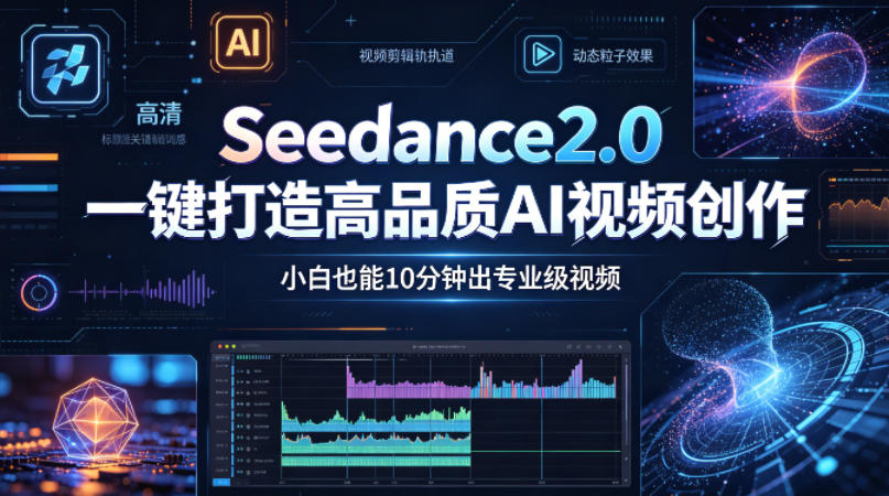 Seedance2.0一键打造高品质AI视频创作，小白也能10分钟出专业级视频-川川创富网