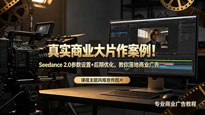 真实商业大片作案例！Seedance 2.0参数设置+后期优化，教你落地商业广告-川川创富网