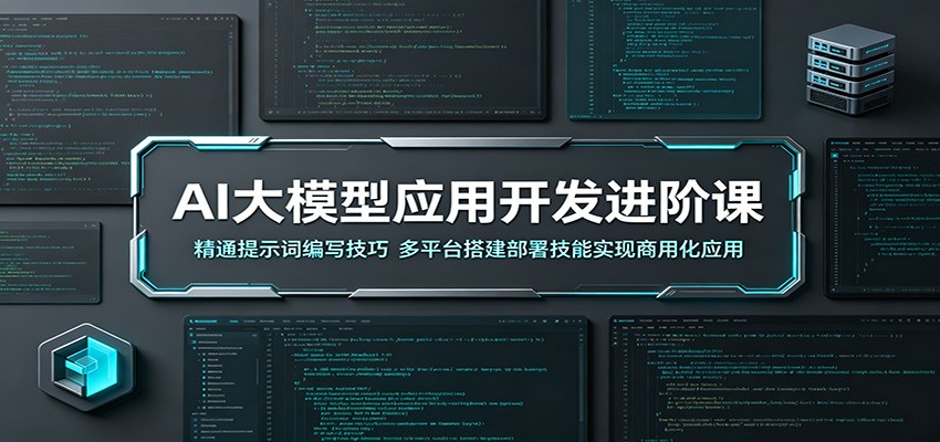 AI大模型应用开发进阶课：精通提示词编写技巧，多平台搭建部署技能实现商用化应用-川川创富网