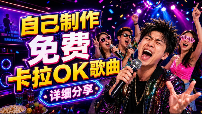 零基础AI制作免费卡拉OK视频教程，从歌曲生成、音轨分离到字幕制作、视频导出，手把手教学-川川创富网