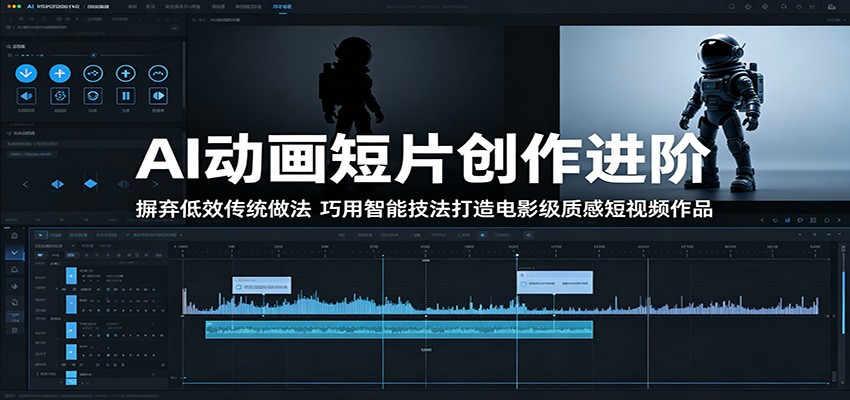 AI动画短片创作进阶：摒弃低效传统做法，巧用智能技法打造电影级质感短视频作品-川川创富网