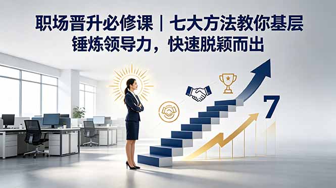 付费文章：职场晋升必修课｜七大方法教你基层锤炼领导力，快速脱颖而出-川川创富网