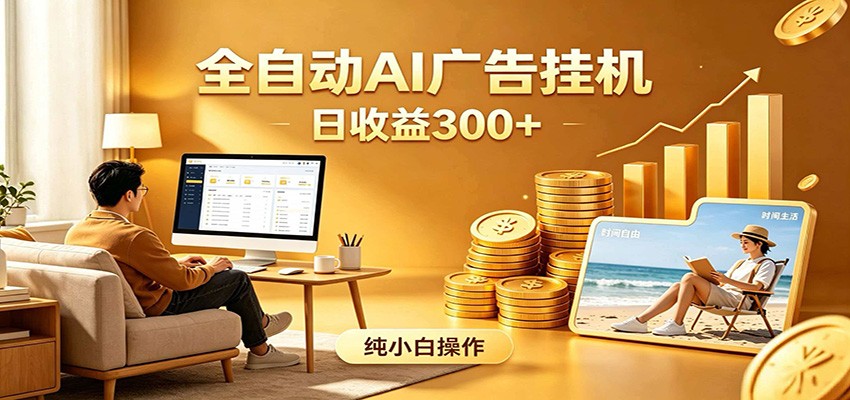 AI风口项目，全程解放双手，后台自动运行赚取收益，每天稳定收益300+-川川创富网