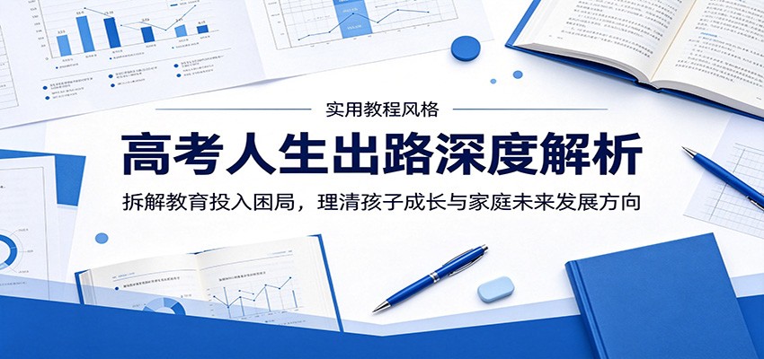 高考人生出路深度解析：拆解教育投入困局，理清孩子成长与家庭未来发展方向-川川创富网
