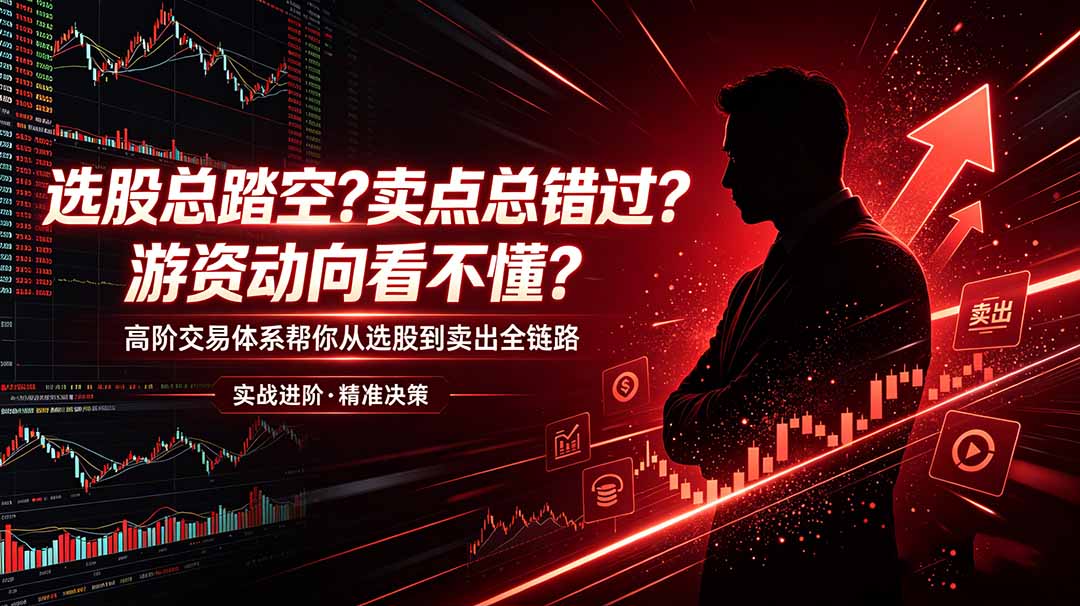 选股总踏空？卖点总错过？游资动向看不懂？高阶交易体系帮你从选股到卖出全链路(更新6月-川川创富网