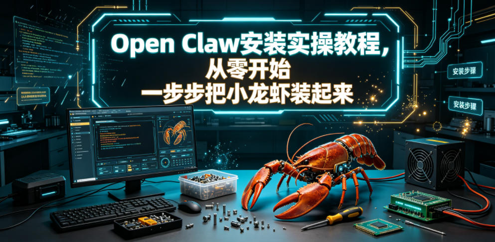 Open Claw安装实操教程，从零开始一步步一步步把小龙虾装起来-川川创富网