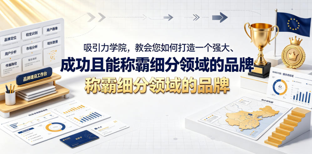 吸引力学院，教会您如何打造一个强大、成功且能称霸细分领域的品牌！【原创双语字幕】-川川创富网