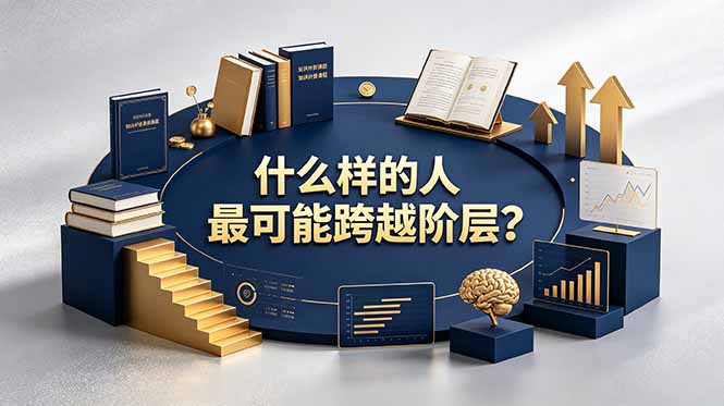 付费文章：什么样的人最可能跨越阶层？具备这五种特质，普通人也能顺利跨越阶层-川川创富网