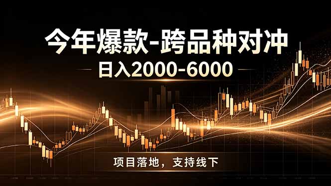 全新跨品种对冲模式上线！日稳定盈利 2000-6000，合规长久可批量放大-川川创富网