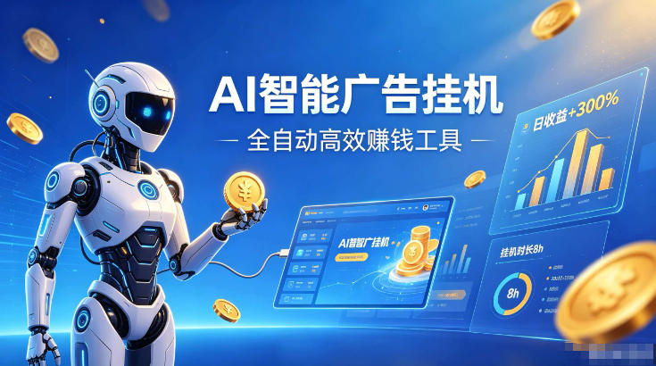 AI智能广告挂G，在家自动賺收益，全程无需人工操作、不用直播、不用拉人【揭秘】-川川创富网