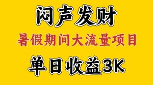 （11558期）闷声发财，假期大流量项目，单日收益3千+ ，拿出执行力，两个月翻身-川川创富网