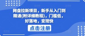 网盘拉新项目，新手从入门到精通(附详细教程)，门槛低，好落地，变现快-川川创富网