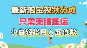 (11744期)最新淘宝视频分成,只需无脑搬运,小白也能轻松月入五位数,可矩阵批量…-川川创富网