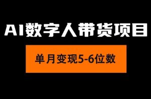 （11751期）2024年Ai数字人带货，小白就可以轻松上手，真正实现月入过万的项目-川川创富网