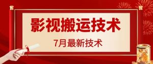 7月29日最新影视搬运技术，各种破百万播放-川川创富网