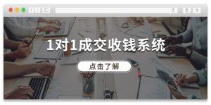 (11936期)1对1成交 收钱系统,十年专注于引流和成交,全网130万+粉丝-川川创富网