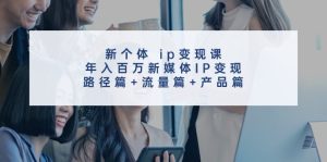 (11971期)新个体 ip变现课,年入百万新媒体IP变现,路径篇+流量篇+产品篇-川川创富网