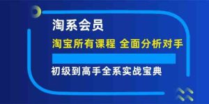 淘系会员初级到高手全系实战宝典【淘宝所有课程,全面分析对手】-川川创富网