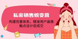 私密销售蜕变营:构建完善体系,精准用户画像,触点设计促成交-川川创富网