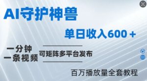 制作各省守护神,100多W播放量的视频只需要1分钟就能完成【揭秘】-川川创富网