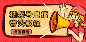 视频号直播带货教程:选品思路与话术拆解/掌握多种带货套路/提升直播效果-川川创富网