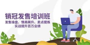 销冠 发售培训班：发售 操盘+情商 飙升+卖点 提炼，实战提升百万业绩-川川创富网