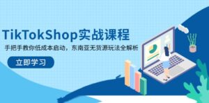 TikTokShop实战课程,手把手教你低成本启动,东南亚无货源玩法全解析-川川创富网