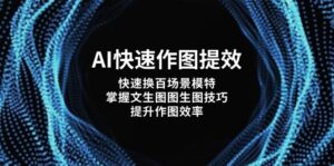 AI快速作图提效,快速换百场景模特,掌握文生图图生图技巧,提升作图效率-川川创富网