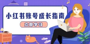 小红书账号成长指南，爆款选题+精准定位+数据分析，系统提升账号变现能力-川川创富网