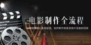 电影制作全流程，从项目策划、影视投资、创作制作到宣发排片及版权回收-川川创富网