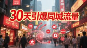 30天引爆同城流量:团购篇 认知篇 流量篇 来客篇 达人篇 老板人设IP篇 投流篇-川川创富网