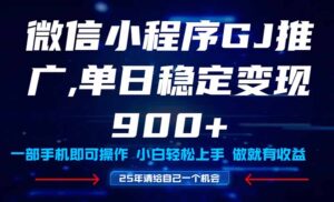 25年爆火小程序挂机推广玩法教学,小白宝妈轻松上手,单日稳定变现900+-川川创富网