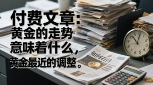 付费文章：黄金的走势意味着什么，如何看待黄金最近的调整-川川创富网