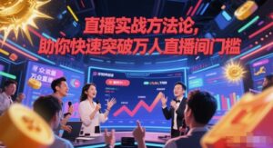 直播实战方法论,助你快速突破万人直播间门槛-川川创富网