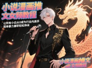 小说漫画推文女频教程，让所有小白从0成为行业内高手，简单暴力兼职轻松挣米-川川创富网