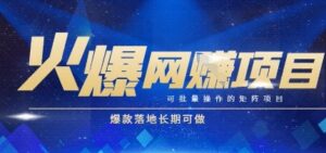 火爆全自动搬砖项目，可批量矩阵操作，爆款落地长期可做【揭秘】-川川创富网