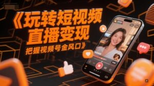 玩转短视频直播变现，把握视频号金风口-川川创富网