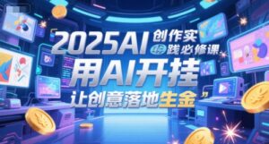 2025AI创作实践必修课,用AI开挂,让创意落地生金-川川创富网