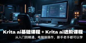 krita ai基础课程+Krita ai进阶课程,从入门到精通,电脑端操作,新手老手都可以学-川川创富网