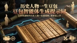 历史人物一生豆包智能体生成提示词，让你快速制作历史人物一生类视频，简单易上手-川川创富网