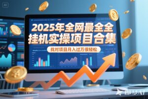 2025年挂机实操项目实操演练，挂机类型，AI直播类型，轻资产创业类型…-川川创富网