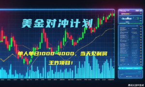2025年最暴力项目“美金先登计划”最新最强对冲战法，每日实际收益1K-4K-川川创富网