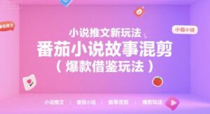 小说推文新玩法，番茄小说故事混剪(爆款借鉴玩法)-川川创富网