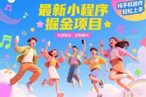 最新小程序掘金项目 长期稳定 短期暴利 纯手机操作 轻松上手！！！-川川创富网