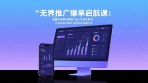 无界推广爆单启航课:流量分发算法解密 后台功能全解析 投放前必知避坑点-川川创富网